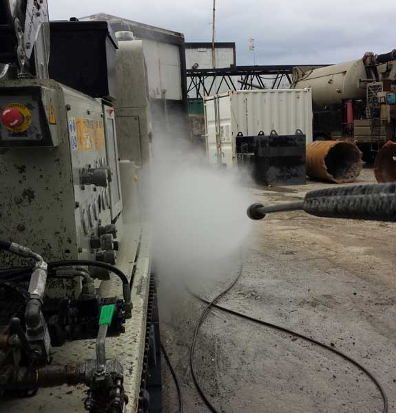 Heavy Equipment Pressure Washing - Construction machinery