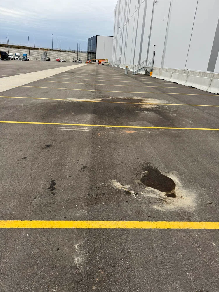 Oil spill cleaning - Newmarket 01 before