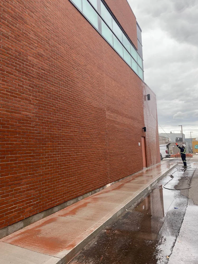 Brick wall washing - Scarborough
