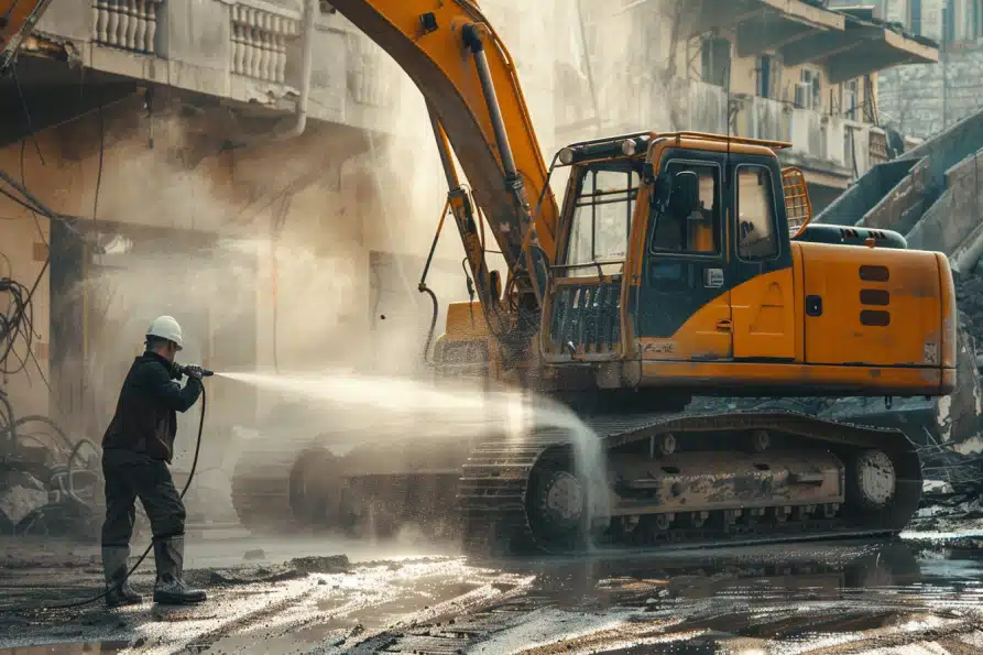 Heavy Equipment Pressure Washing