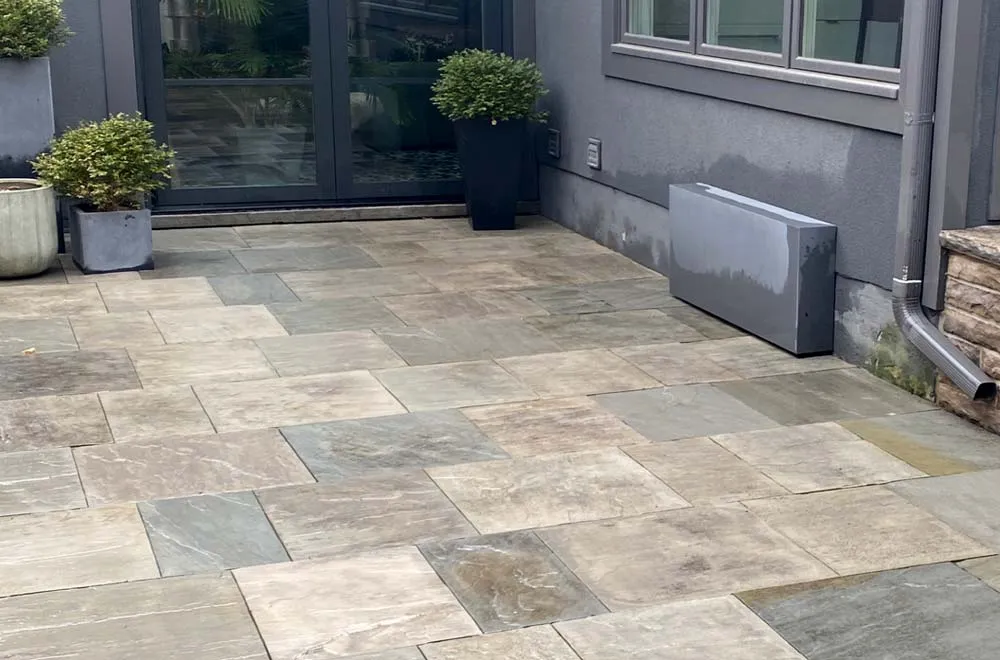 Washing the house and yard